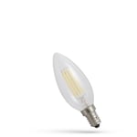 E14 Klar LED Lampa Kronljus 5,5W 2700K 700 lumen