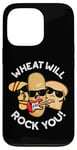 Coque pour iPhone 13 Pro Wheat Will Rock You Funny Food Jeu de mots