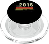 EST - 2016 - True Classic - Vintage Retro Aesthetic Birthday PopSockets PopGrip for MagSafe