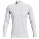 Under Armour Coldgear Armour Fitted Mock Base Layer White Uk Size XL