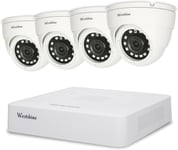 Système De Caméra Ip De Sécurité,4K 10Ch Nvr Et 4Pcs 1080P Dome Wired Cctv Cameras,Kit De Surveillance À Domicile Poe Nvr,Smart Motion Detection,Remote Access,Hard Drive Not Includ[CAM07468]