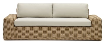 Kave Home Portlligat 3-pers. Loungesofa, Beige rotting