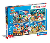 Clementoni - Pat'Patrouille - 4 Puzzles - 2 de 60 Pièces et 2 de 20 Pièces - Jeu de Patience et de Réflexion - Format Paysage - Image Net - 27 x 19 Cm - Pour Enfants À Partir de 3 Ans