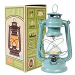 Rex London LIGHT BLUE LED HURRICANE LANTERN