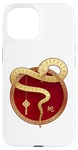 iPhone 15 Zen Taiji Lucky Money Red Pocket Snake Year Pj ART ON BACK Case