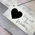 Wedding Countdown Chalkboard Hanging Decor Sign Novelty Engagement Gifts