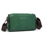 Miss Lulu Sacs Bandoulière Femme Cuir Sac a Main Femme,Cadeau Femme Sac à Bandoulière Téléphone Portable,Sac a Main Femme Vert