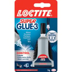 Colle Cyanoacrylate LOCTITE SUPERGLUE-3 Liquide Control 3g