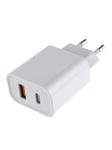 European Travel Plug Block, USB A+C -seinälaturi Virta-adapteri Eurooppaan Adapteri, PD20W QC3.0 Dual Port USB Cube Pikalatauslaatikko Pohjalevy IPhone15 14 13 Pro Max 12 11 XR XS X/8/7, iPad, Apple Watch ,Sumsang