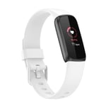 Silikonarmband Fitbit Luxe Vit (Storlek: L)