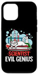 iPhone 12/12 Pro Evil Genius Scientist Cat Chemistry Lab Art Case