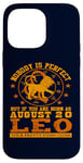 iPhone 14 Pro Max Leo Zodiac Sign August 20 Funny Horoscope Lion Birthday Case