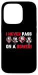 iPhone 14 Pro I Never Pass On A Bower Funny Humor Euchre Card Game Case