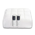 Dreamland Organic Cotton Double Heated Mattress Protector - Dual Control