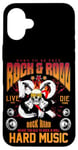 Coque pour iPhone 16 Plus Rock and Roll Graphic Tees - I Love Rock N' Roll Designs