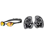 arena Cobra Ultra Swipe Mr Lunettes De Plongée Homme, Yellow Copper-Black, Taille Unique & Vortex Evolution / 95232 Paddle d'entraînement Argent,Noir M