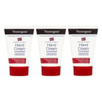 3 x Neutrogena Norwegian Formula Hand Cream Concentrated Unscented 50ml