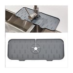 Poignée de robinet en silicone, bac anti-éclaboussures pour évier de robinet, protection contre les éclaboussures pour cuisine, salle de bain, tapis