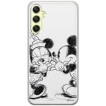 ERT GROUP Coque de téléphone Portable pour Samsung A34 5G Original et sous Licence Officielle Disney Motif Mickey & Minnie 010 Parfaitement adapté à la Forme du téléphone Portable, Coque en TPU