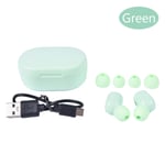 Useful Chic Wireless Bluetooth Ear Buds Earphones E7s With Porta Green