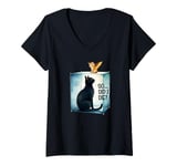 Womens Schrodinger's Cat Alive or Dead Did I Die V-Neck T-Shirt