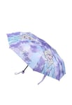 CERDÁ LIFE'S LITTLE MOMENTS Parapluie Pliable Fille de Princesse Elsa-Ouverture Manuelle avec Mécanisme Anti-Vent-Licence Officielle Disney, Pourpre, Taille Unique