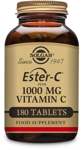 Solgar Ester C Plus 1000mg Vitamin C 180 Tablets Buffered Bioflavonoids Gentle