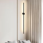 ZMH - Applique Murale Interieur led - Moderne Noir Rotative 8W Lampe Murale 3000K Blanc Chaud Lampe de Nuit pour Couloir Salon Chambre Escalier