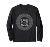 A maze - We do not Speak of Page 250 Runner Shirt Long Sleeve T-Shirt