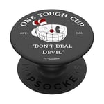 Cuphead Tough Cup Wink Deal With The Devil Vintage PopSockets PopGrip - Support et Grip pour Smartphone/Tablette avec un Top Interchangeable