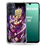 Cokitec Coque Renforcée pour Samsung Galaxy A16 5G Manga Dragon Ball Sangohan Violet