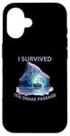 iPhone 16 Antarctica I Survived The Drake Passage Purple Iceberg Case