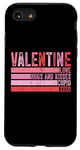 Coque pour iPhone SE (2020) / 7 / 8 Valentine Love Kisses Hugs Cupidon Inspiration Mots drôles