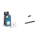 Philips Hue Smart Button bouton télécommande intelligent connecté, variateur de lumière + Ambiance ENSIS Suspension 2x39W - Bluetooth - Noir