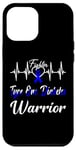 Coque pour iPhone 14 Plus Type One Diabetes Diabetic T1D Warrior Heartbeat Fight Blue