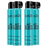 got2b GLOSS hair spray finish for glossy and glass-like hair 200 ml, 4 pack