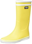 Aigle Women's Falkland 2 Rain Boot, Yellow White, 6.5 UK