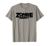 Zombie Army Logo Black Text T-Shirt