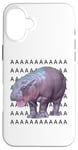 Coque pour iPhone 16 Plus Moo Deng Bébé Hippopotame