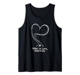 Miles of Love, Roads of Joy Valentine’s Journey of the Heart Tank Top