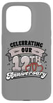 iPhone 15 Pro 12th Wedding Anniversary Celebrating 12 Years Matching Gift Case