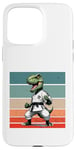 Coque pour iPhone 15 Pro Max T.Rex Karate Gi Ceintures noires Force de position puissante