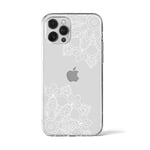 BABACO ERT Group Coque de téléphone Portable pour Iphone 12 Pro Max Original et sous Licence Officielle Motif Mandalas 007 Parfaitement adapté à la Forme du téléphone Portable, partiel imprimé