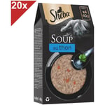 Soupe 80 Sachets fraîcheur au thon pour chat 40g (20x4) - Sheba