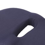 (Navy Blue)Airshi Donut-shaped Cushion Groove Design Pillow Cushion Breathable