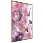 Plakat - Fan of Flowers - 40 x 60 cm - Guldramme