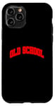 Coque pour iPhone 11 Pro Graphique rouge Old School Red Graphic