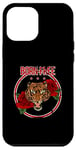 Coque pour iPhone 14 Pro Max Tigre Born Free Roses