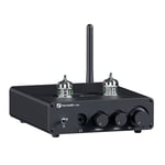 Bluetooth Tube Amplifier 2 Channel Hi-Fi Receiver, Fosi Audio 5654W Headphone Am