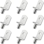 Ersandy - 25 Pièces Chevilles de Support d'Étagère Goupille de Support d'Etagère en Métal Taquets pour Etagères l Forme Support Équerre Pour bois ou